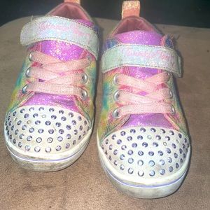 Skechers Twinkle Toes girl’s tie dye Shoes